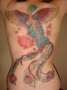 tatuagem feminina fenix 225x300 tatuagem feminina fenix